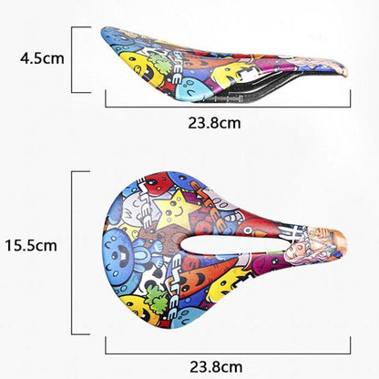 Carbon Fiber Mountain Bike Saddle Camo Style - Explosion