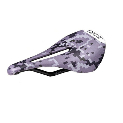 Carbon Fiber Mountain Bike Saddle Camo Style - Skull