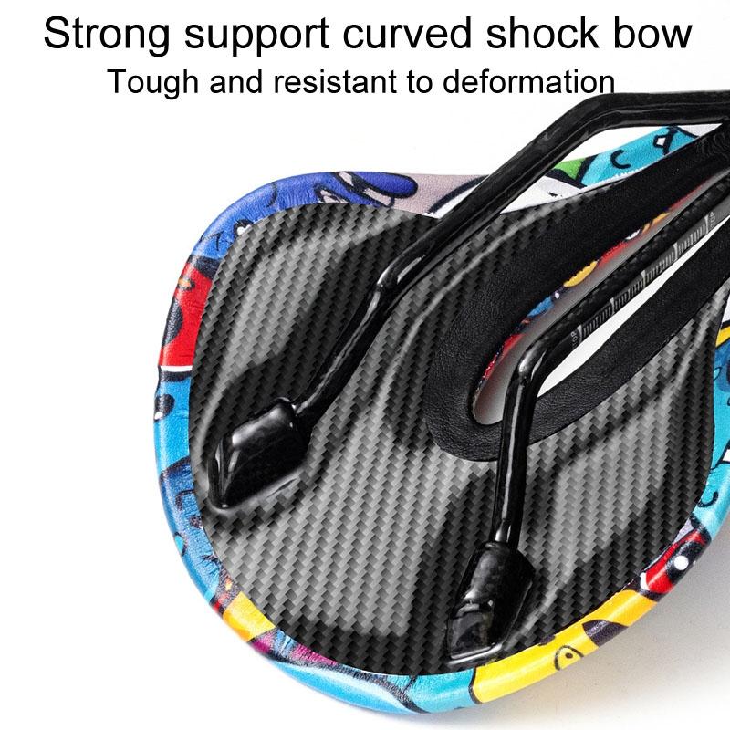 Carbon Fiber Mountain Bike Saddle Camo Style - Camouflage