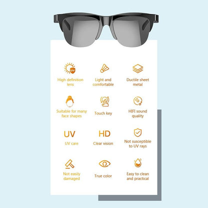 Men Bluetooth Smart Sunglasses with Anti-strong Light and Anti-polarized Protection