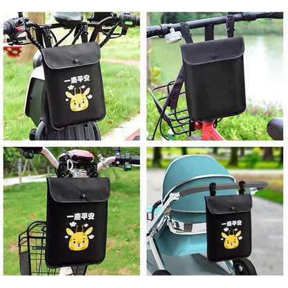 Waterproof Hanging Bag For Electric Vehicles And Bicycles - Flower Bear