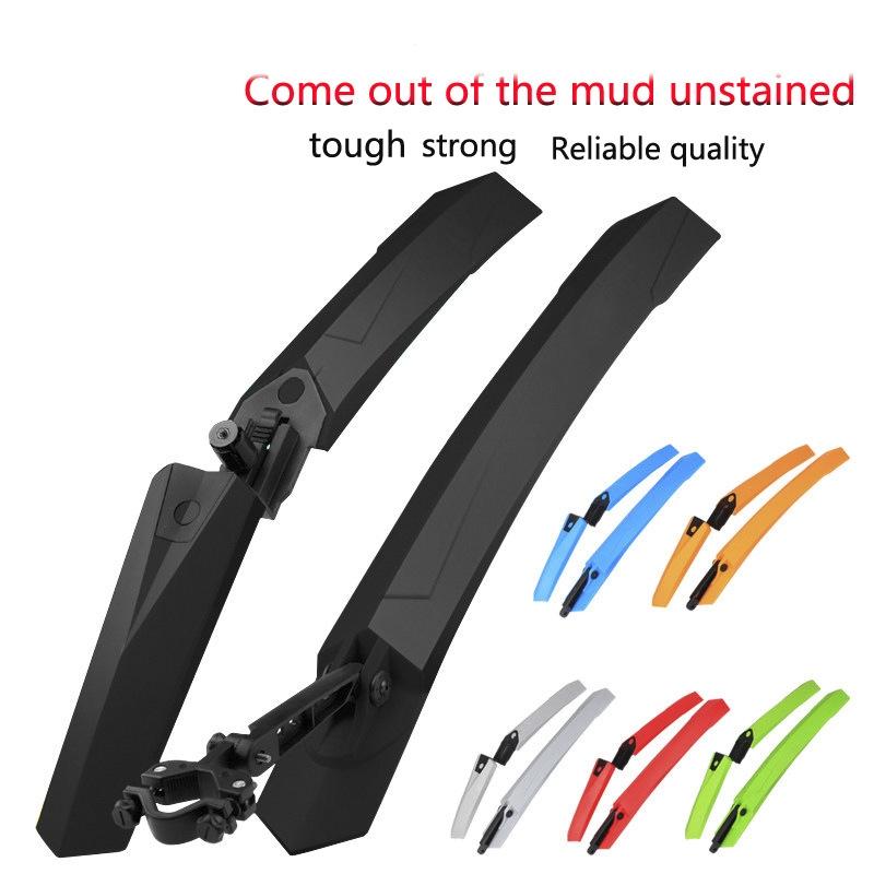 Blue Widened Bike Mudguards Quick Release 2632