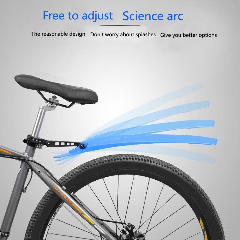 Blue Widened Bike Mudguards Quick Release 2632