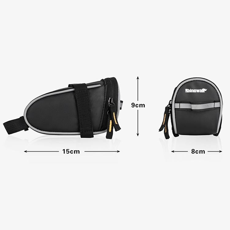 Compact Bike Saddle Bag For Tools & Storage