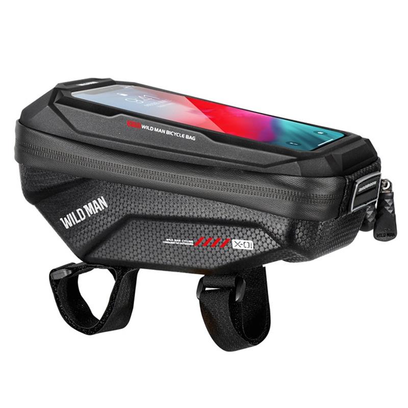 1L Eva Hard Shell Bike Phone Bag Red