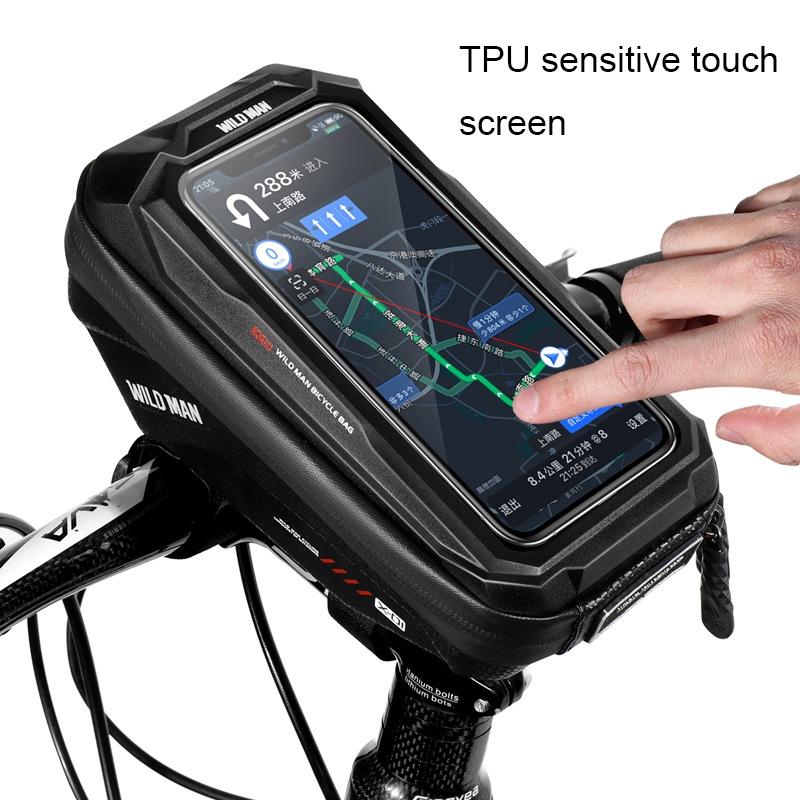 1L Eva Hard Shell Bike Phone Bag Red
