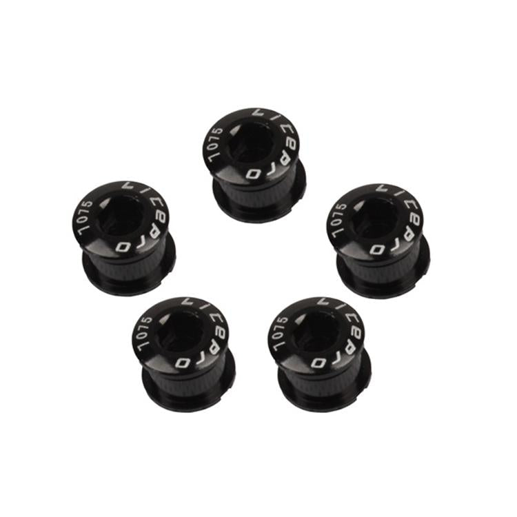 5-Piece Folding Bike Sprocket Screws - Black