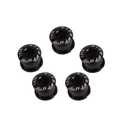 5-Piece Folding Bike Sprocket Screws - Black
