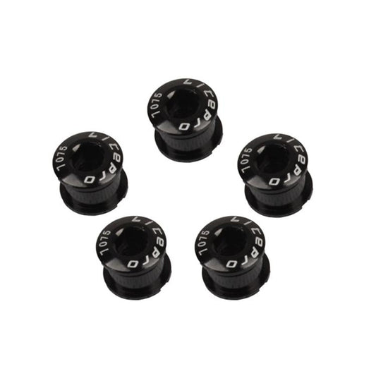 5-Piece Folding Bike Sprocket Screws - Black