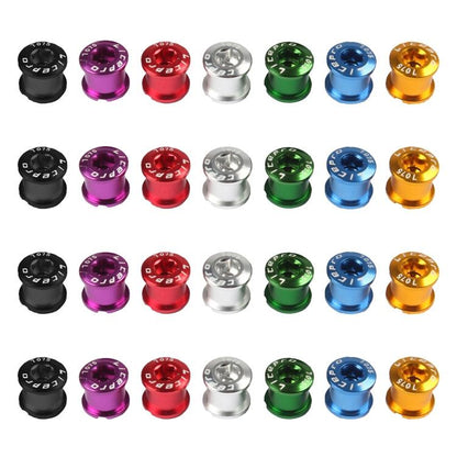 5-Piece Folding Bike Sprocket Screws - Black