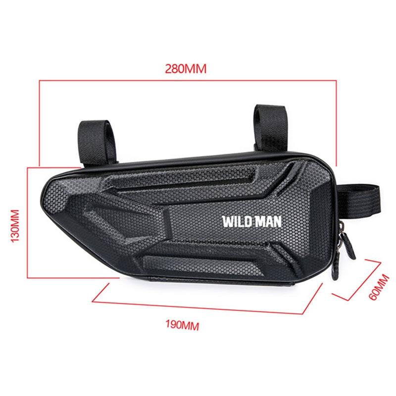 1.2L Eva Hard Shell Triangle Bike Bag - Sun Pattern