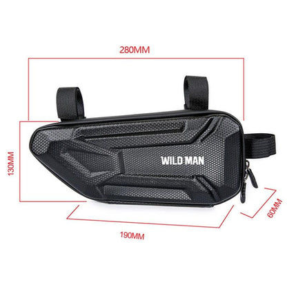 1.2L Eva Hard Shell Triangle Bike Bag - Sun Pattern