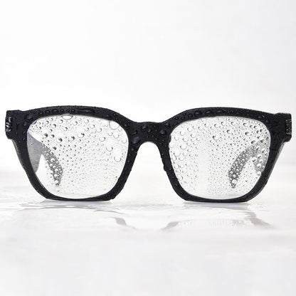 Waterproof Bluetooth Glasses Earphone - Mini Binaural Smart Call - Black Sunglasses