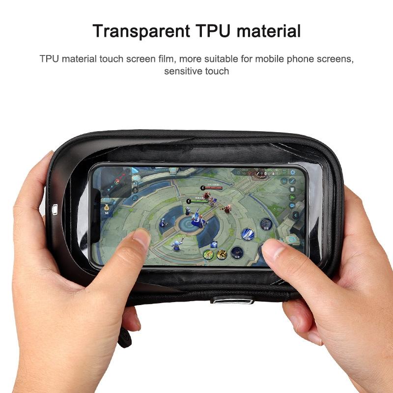 Waterproof Mobile Phone Holder For Bikes And Motorcycles - Black