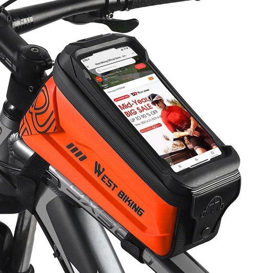 2.5L Hard Shell Bike Phone Bag - Black