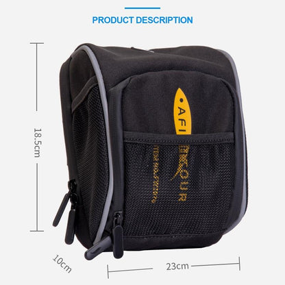 Waterproof Bike Front Bag For Outdoor Sports - White