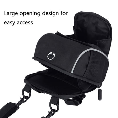 Waterproof Bike Front Bag For Outdoor Sports - White