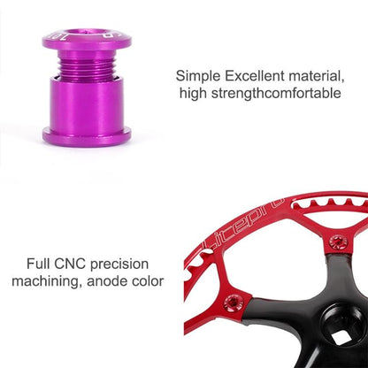 5-Piece Folding Bike Sprocket Screws - Red