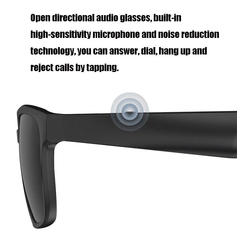 Bluetooth Sunglasses with A12 Tech - Smart & Stylish - Black
