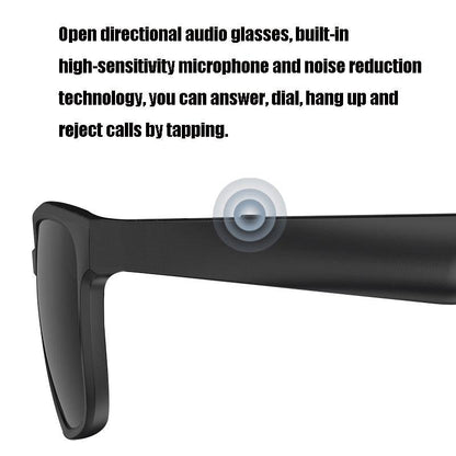 Bluetooth Sunglasses with A12 Tech - Smart & Stylish - Black