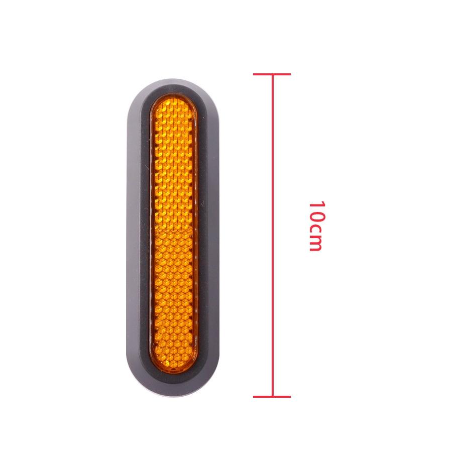 Xiaomi Mijia 1s / Pro 2 Electric Scooter Wheel Cover with Reflective Strips & Screws - Yellow