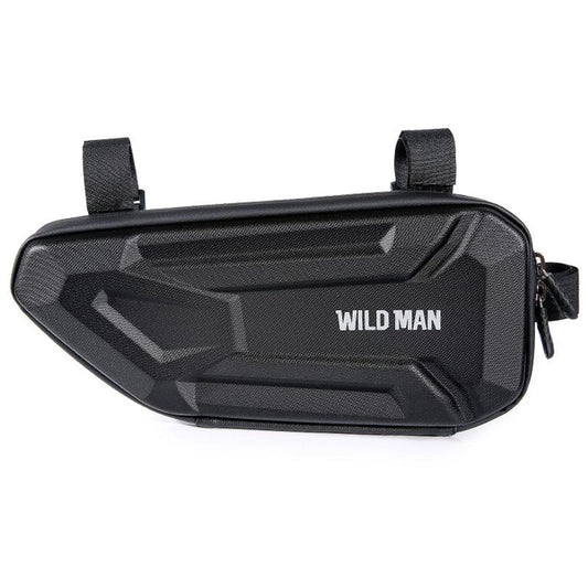 1.2L Eva Hard Shell Triangle Bike Bag - Twill Pattern