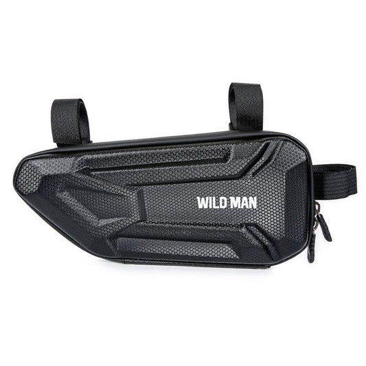 1.2L Eva Hard Shell Triangle Bike Bag - Twill Pattern
