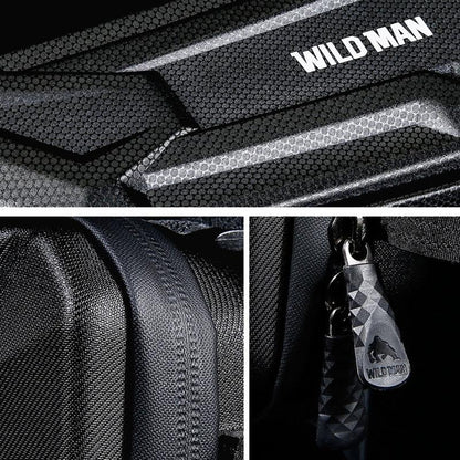 1.2L Eva Hard Shell Triangle Bike Bag - Twill Pattern
