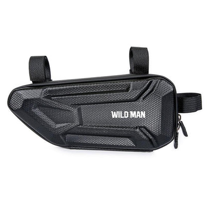 1.2L Eva Hard Shell Triangle Bike Bag - Twill Pattern