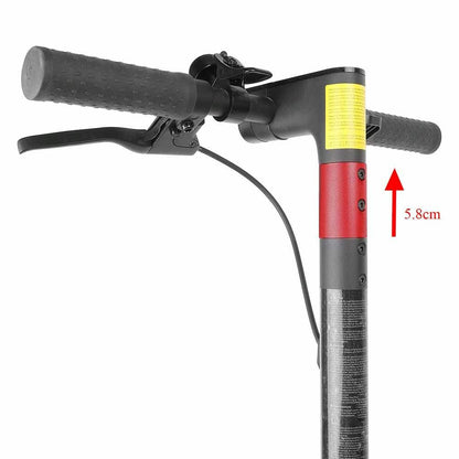 Xiaomi M365 / M365 Pro2 1s Aluminum Extension Pole - Black - Red