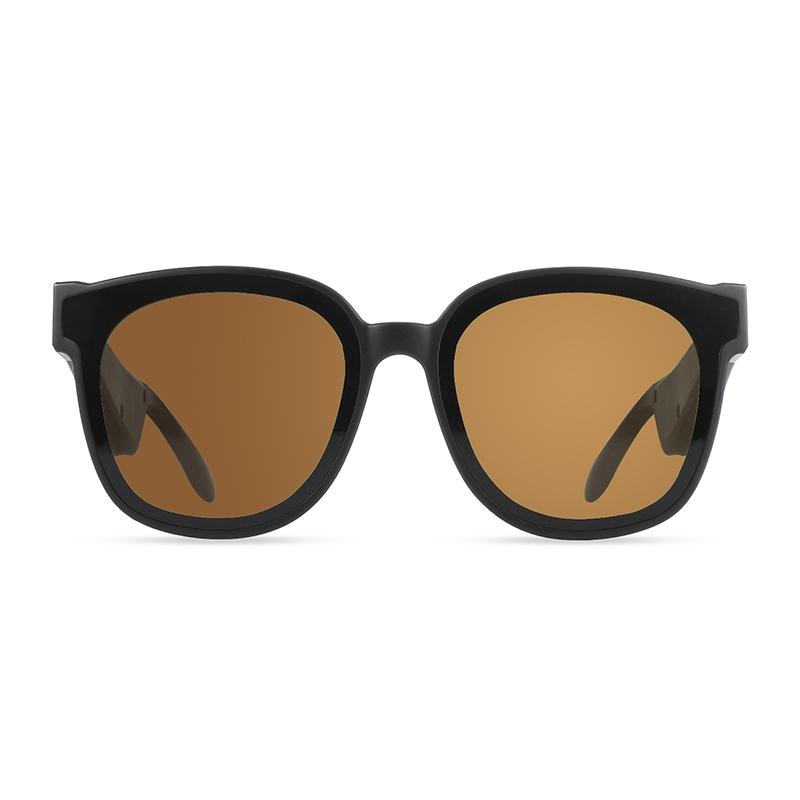 Smart Audio Sunglasses with Bluetooth Earphone - A13 - Brown