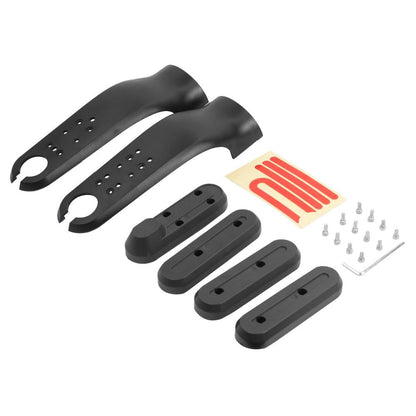 Xiaomi M365 / Pro / 1s Skateboard Front Fork Protection Set with Reflecting Bar - White