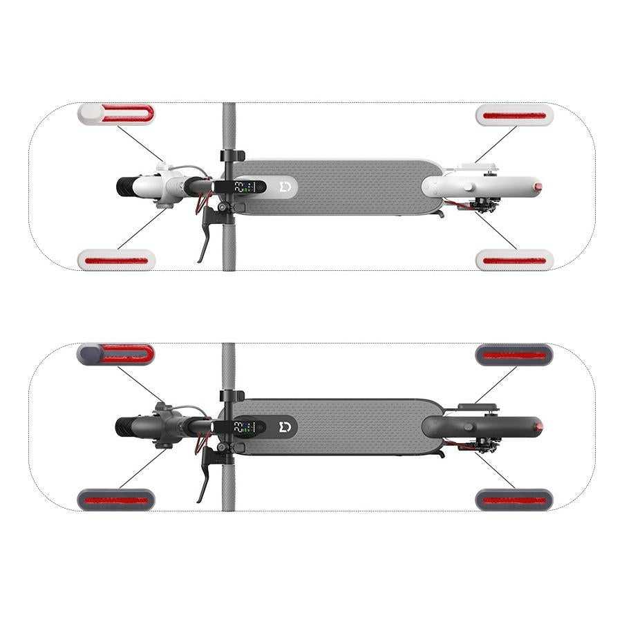 Xiaomi Mijia 1s / Pro Electric Scooter Wheel Cover Set with Reflective Strips - White