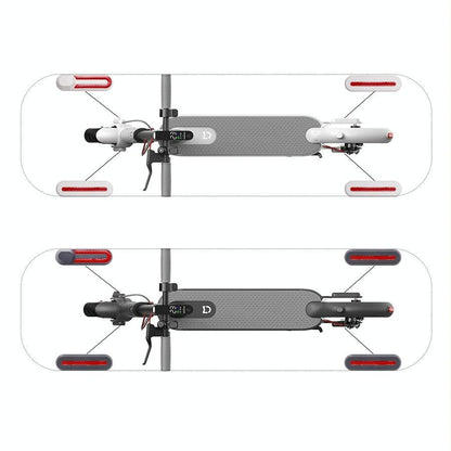 Xiaomi Mijia 1s / Pro Electric Scooter Wheel Cover Set with Reflective Strips - White