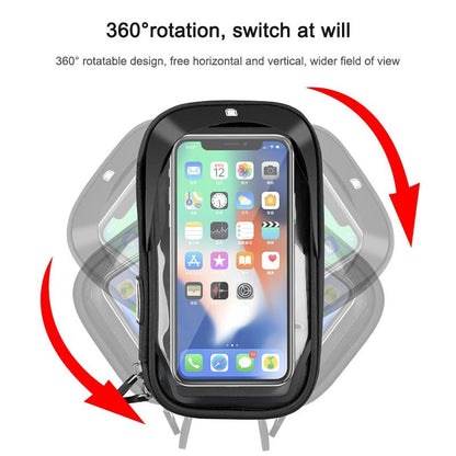 Waterproof Mobile Phone Holder For Bikes And Motorcycles - Red