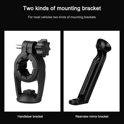 Waterproof Mobile Phone Holder For Bikes And Motorcycles - Red