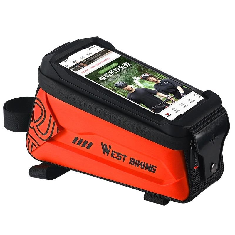 2.5L Hard Shell Bike Phone Bag - Dark Green