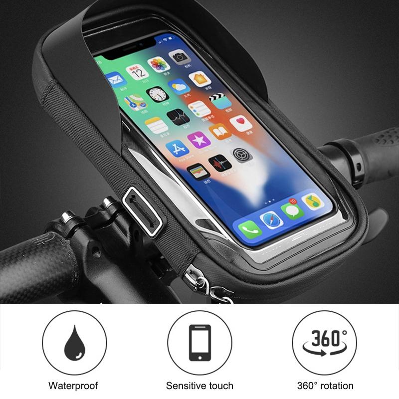 Waterproof Mobile Phone Holder For Bikes And Motorcycles - Blue