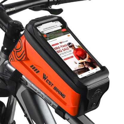 2.5L Hard Shell Bike Phone Bag - Fluorescent Yellow