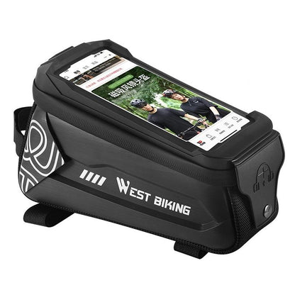 2.5L Hard Shell Bike Phone Bag - Fluorescent Yellow