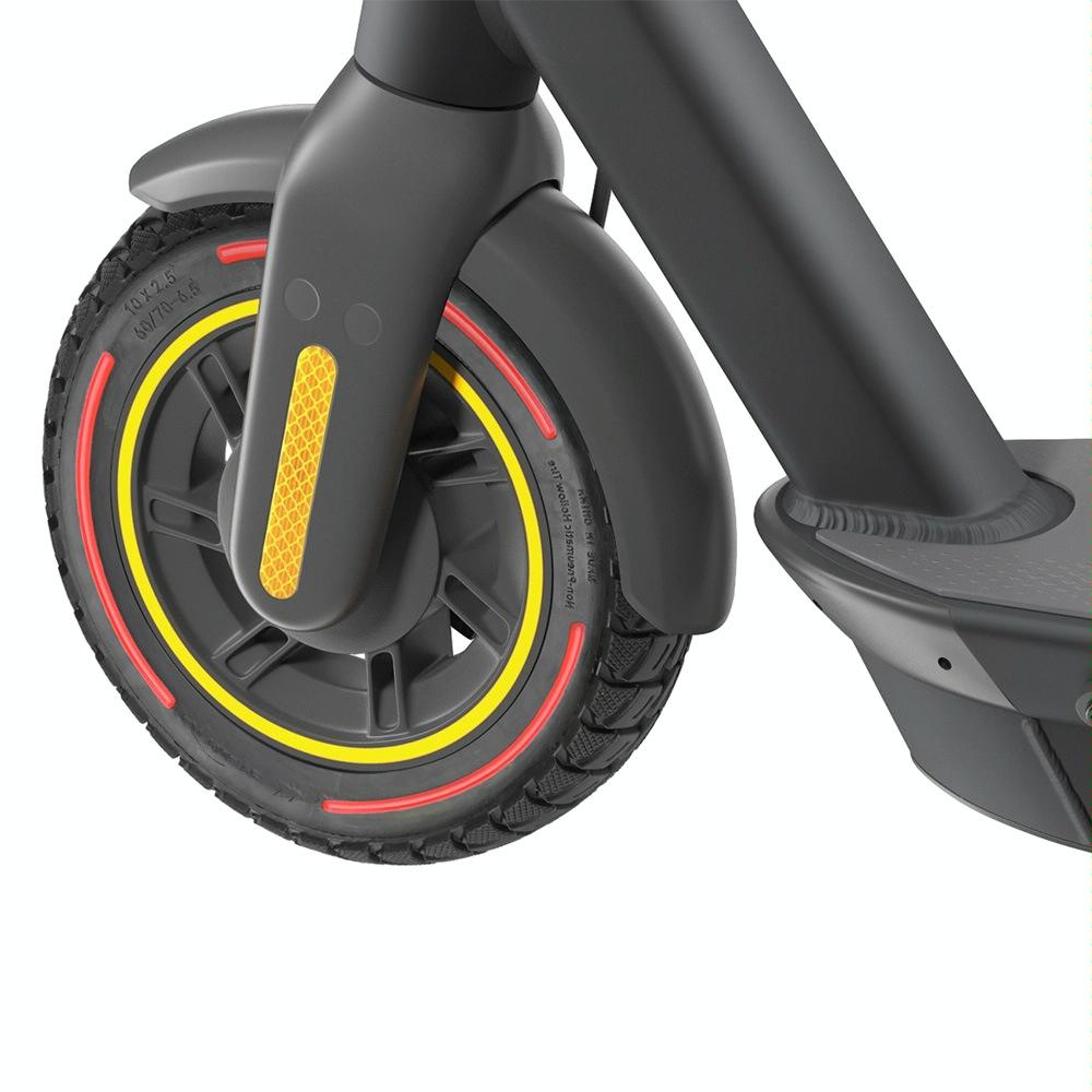 Ninebot Max G30 Electric Scooter - 10x2.5 Solid Tire in Flick Colour - Blue