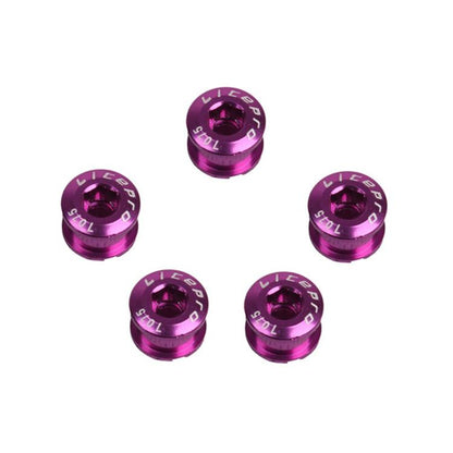 5-Piece Folding Bike Sprocket Screws - Green