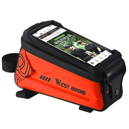 2.5L Hard Shell Bike Phone Bag - Orange