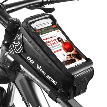 2.5L Hard Shell Bike Phone Bag - Orange