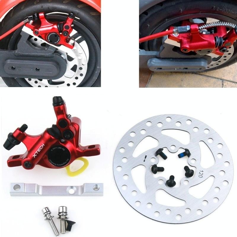 Upgraded 3-in-1 Scooter Brake & Seat Set for Xiaomi M365 Pro - Black Brake + Black Adapter