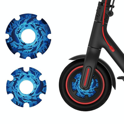 Waterproof Sticker for Xiaomi M365 Scooter Motor - 1 Pair - Colorful 5