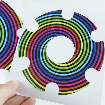 Waterproof Sticker for Xiaomi M365 Scooter Motor - 1 Pair - Colorful 6