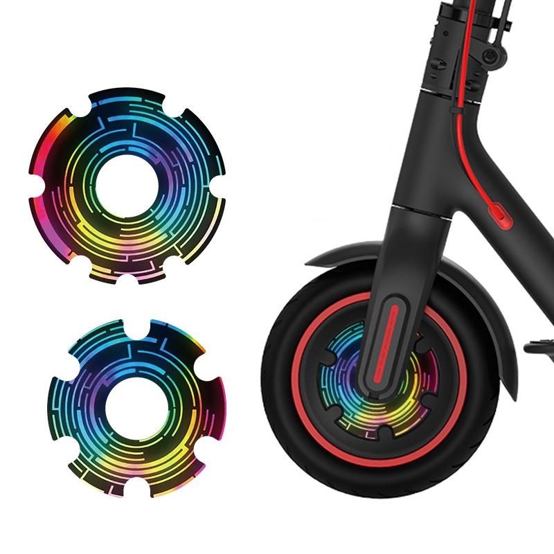 Waterproof Sticker for Xiaomi M365 Scooter Motor - 1 Pair - Colorful 7