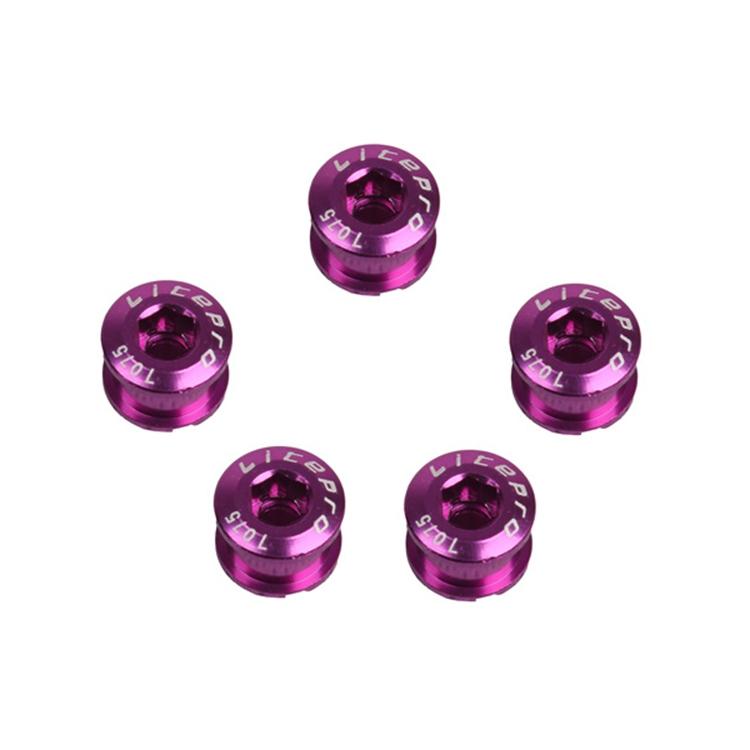 5-Piece Folding Bike Sprocket Screws - Pink
