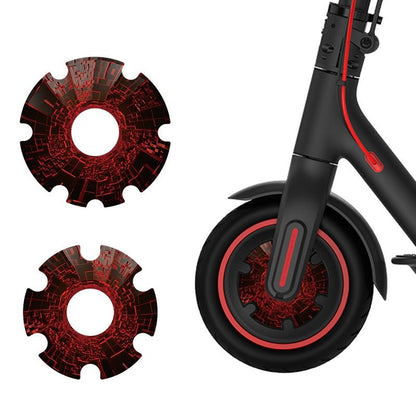 Waterproof Sticker for Xiaomi M365 Scooter Motor - 1 Pair - Colorful 9